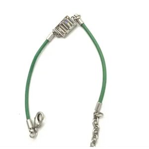 NWT Lia Sophia "Parfait" Key Lime Cut Crystals bracelet